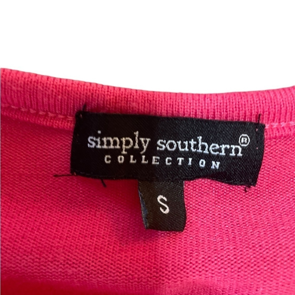 Simply Southern Collection Long Sleeve Shirt Animal Print Color Block - Picture 6 of 9